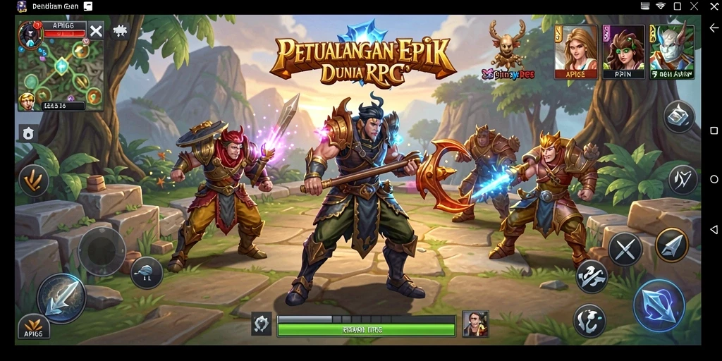 Tampilan luar biasa dari gameplay RPG yang mendebarkan di API66.