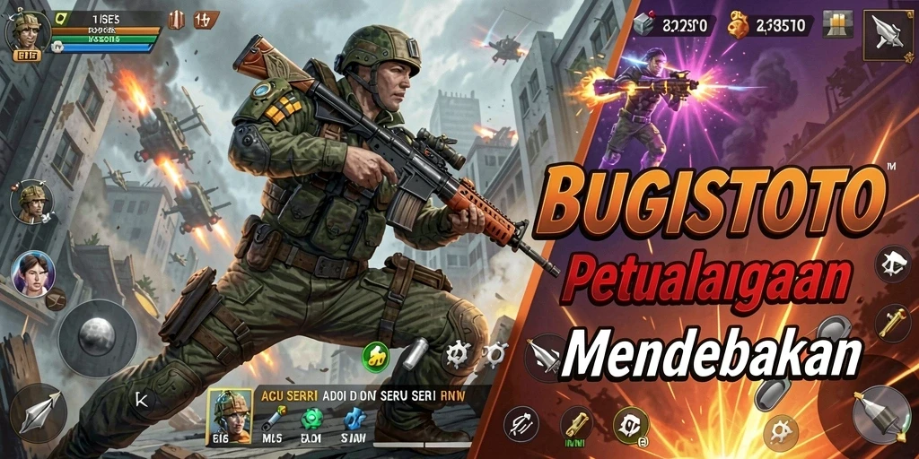 Tampilan seru dari gameplay aksi BUGISTOTO yang mendebarkan.