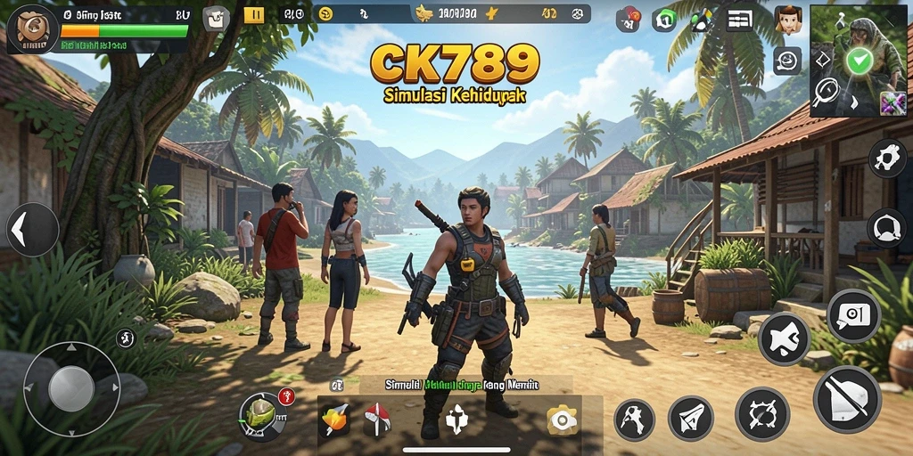 Gameplay CK789 yang menarik dan mendetail dalam simulasi kehidupan.