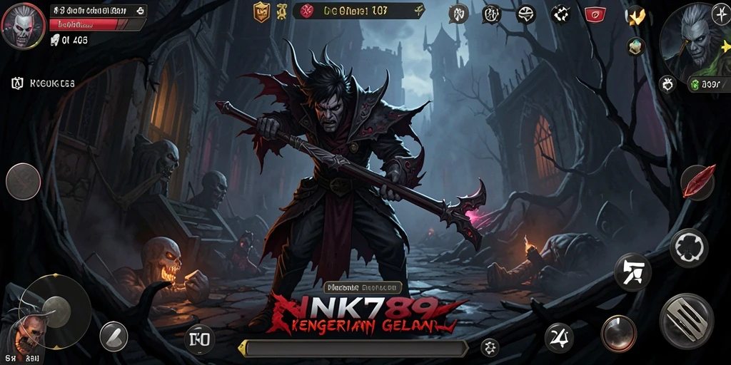 Menampilkan gameplay menegangkan dari INK789 di dunia horror.