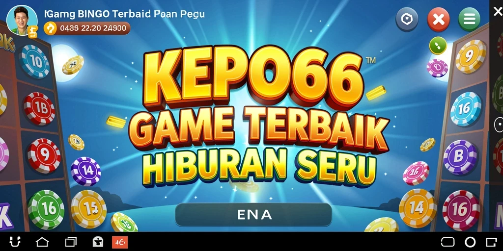Tampilan gameplay KEPO66 yang mengasyikkan dengan suasana Bingo.