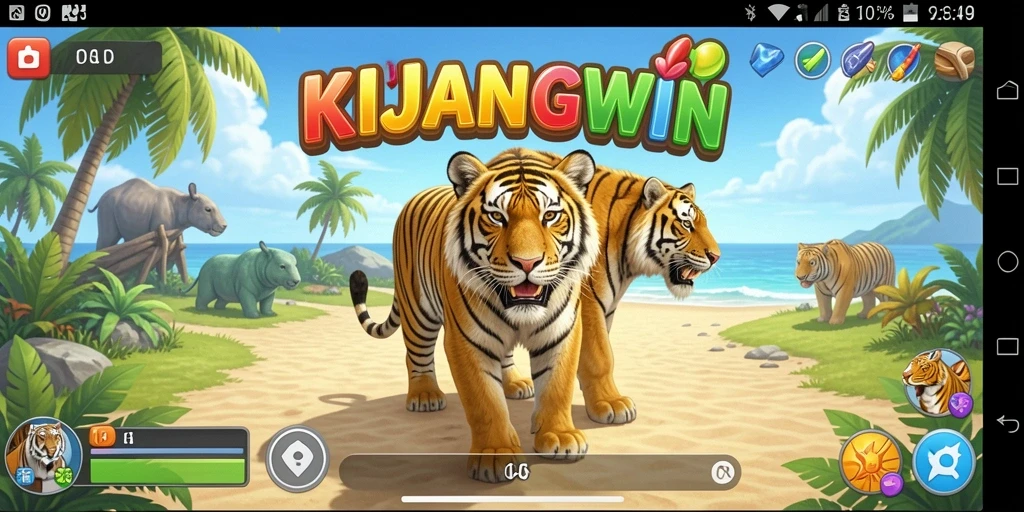 Menampilkan gameplay seru dari KIJANGWIN yang penuh warna.