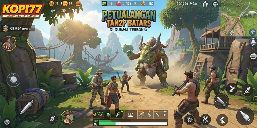 Tampilan gameplay KOPI77 yang menawan di dunia terbuka.