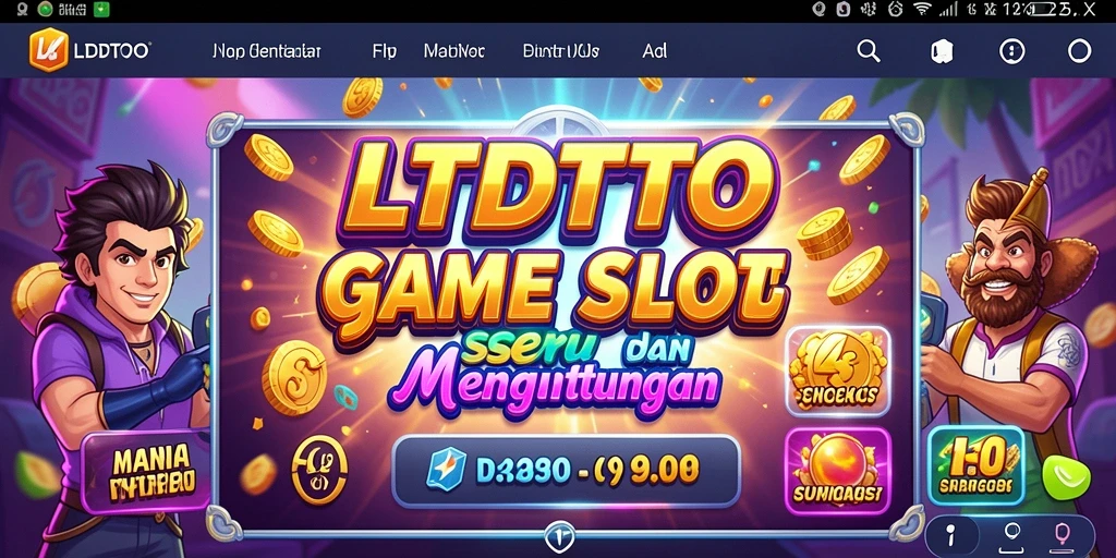 Tampilan menawan dari LTDTOTO dengan gameplay Slot yang menarik.