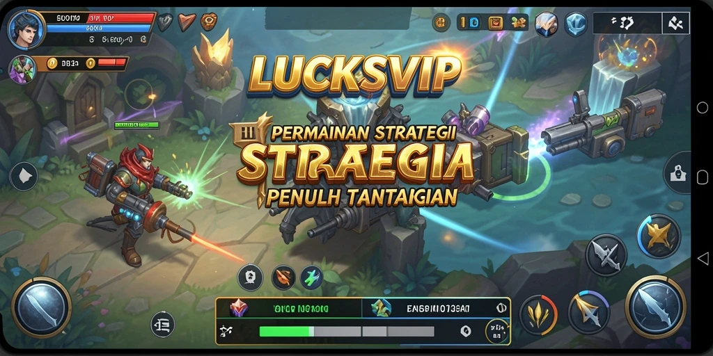 Tampilan gameplay seru dan strategis dalam LUCKSVIP