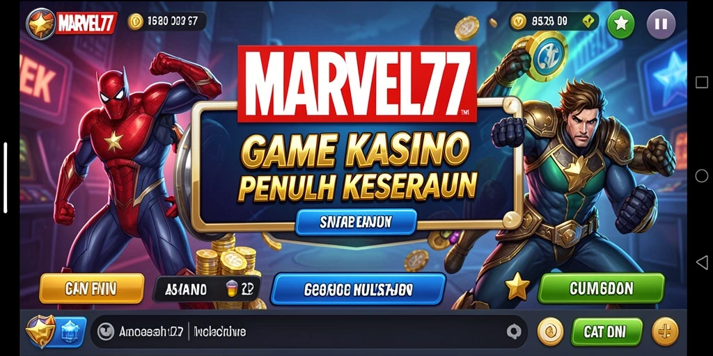 Gameplay yang seru dan menarik dari aplikasi MARVEL77.