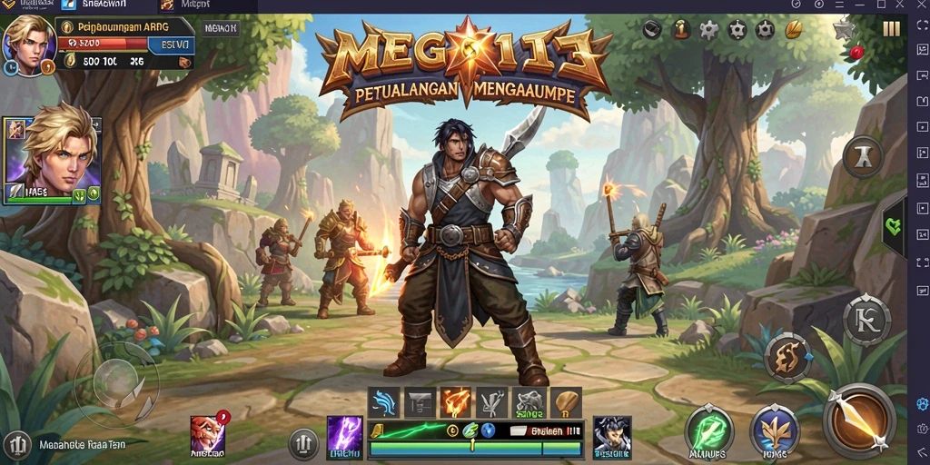 Tampilan gameplay MEGA111 yang mendebarkan dan seru.