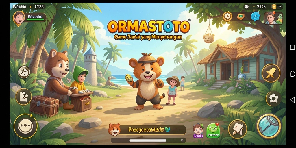Tampilan menarik dari gameplay seru ORMASTOTO.