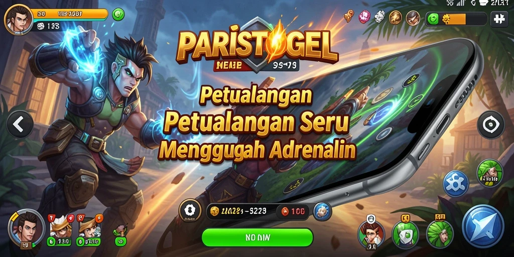 Screenshot gameplay PARISTOGEL yang menampilkan petualangan mendebarkan.