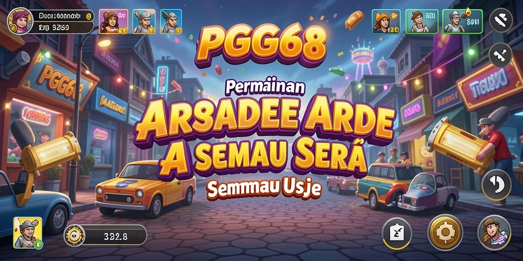 Tampilan gameplay PGG68 yang penuh warna dan menantang.