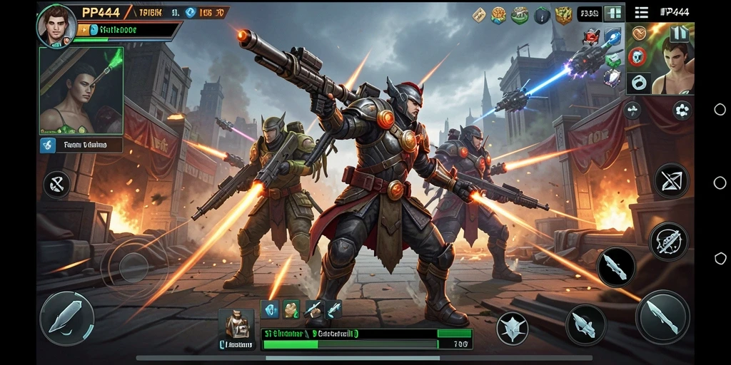 Tampilan menakjubkan dari gameplay PP444 yang mendebarkan.