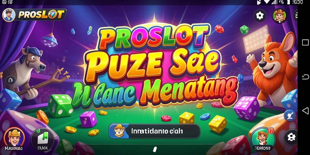 Screenshot gameplay PROSLOT dengan puzzle yang menantang.