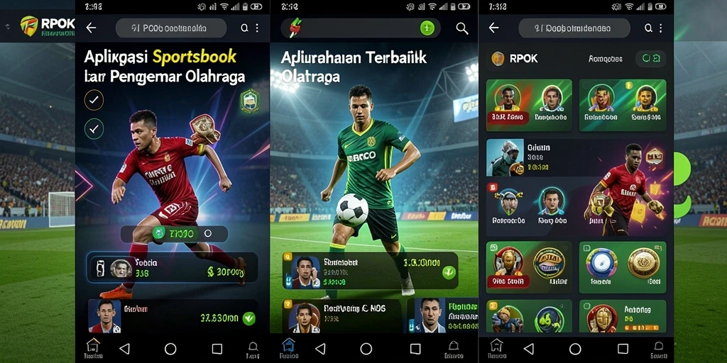 Tampilan gameplay menarik RPOK saat taruhan olahraga berlangsung.