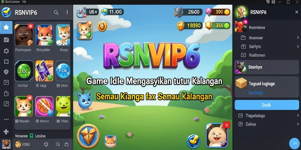 Menampilkan gameplay RSNVIP6 yang menarik dan unik.