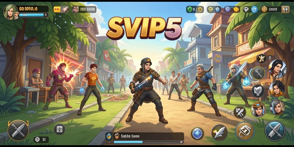 Tampilan menarik dari gameplay SVIP5 yang menghibur dan penuh warna.