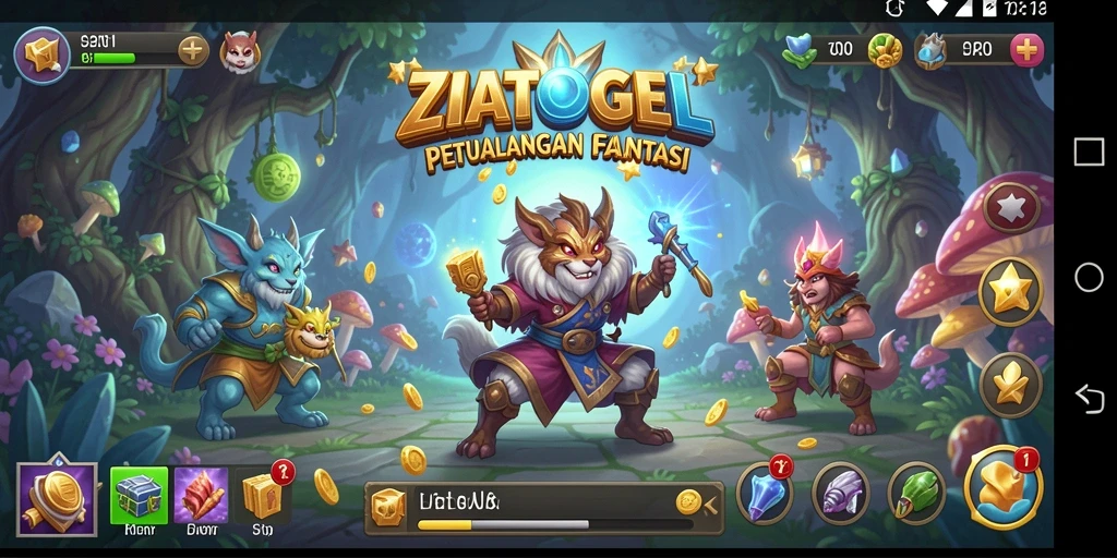 Gameplay seru dan grafis memukau di ZIATOGEL.